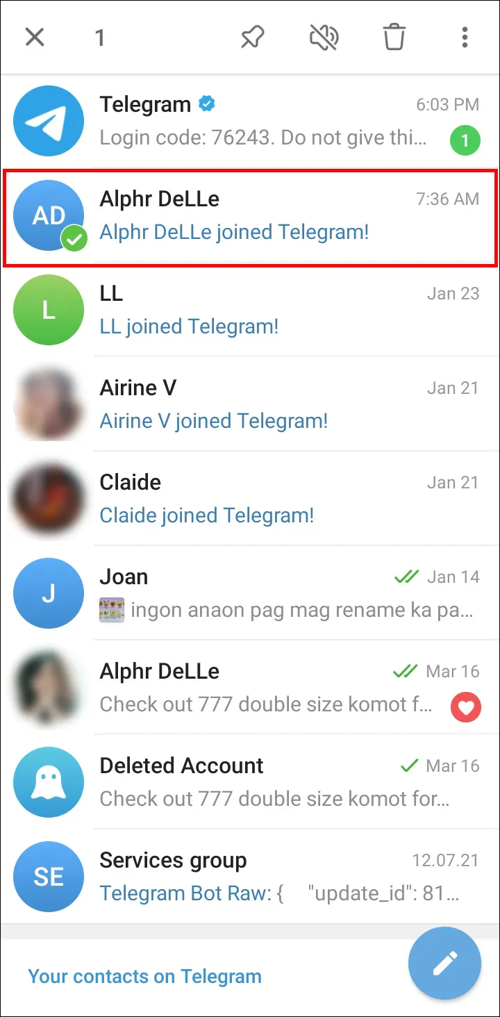 آموزش بلاک کردن در تلگرام اندروید و آیفون