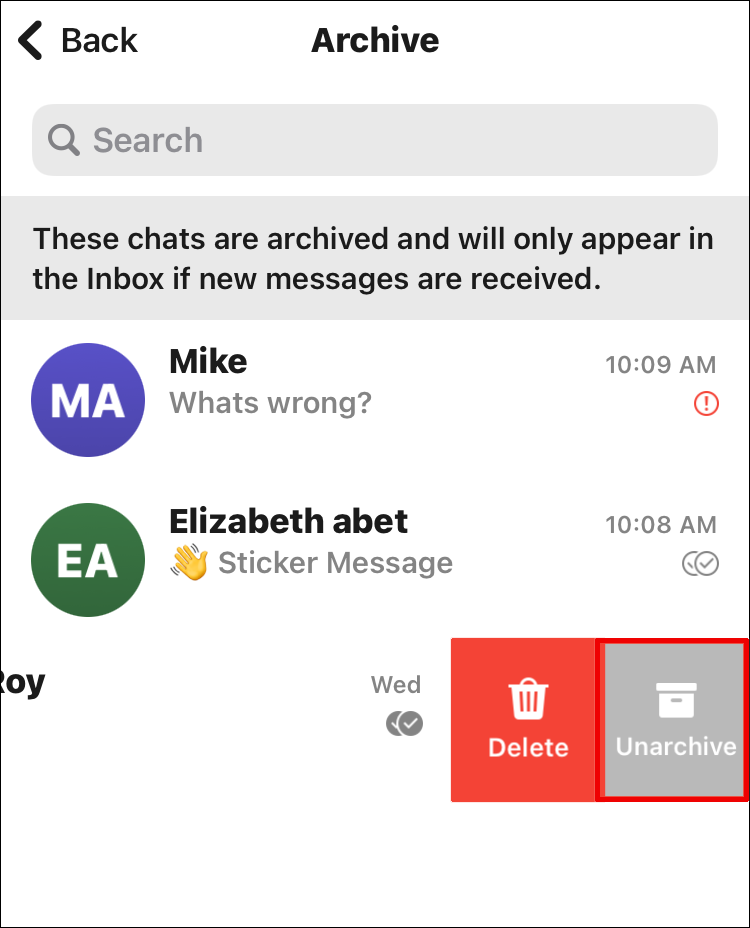 چگونه پیامهای خود را از آرشیو تلگرام دربیاوریم؟