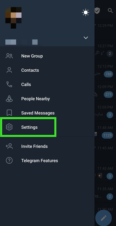 نحوه انتقال مخاطبین از تلگرام به گوشی