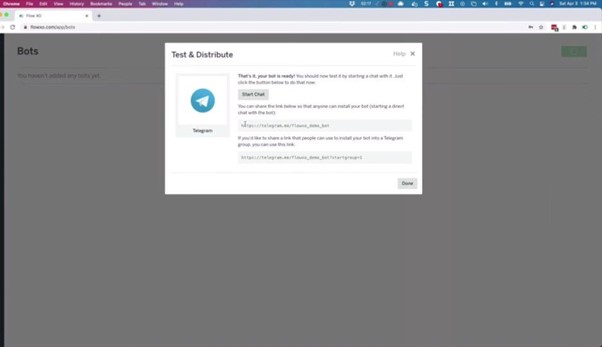 آموزش ساخت ربات تلگرام با استفاده از وب سایت flowxo