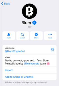 ربات تلگرامی بلوم Blum Airdrop