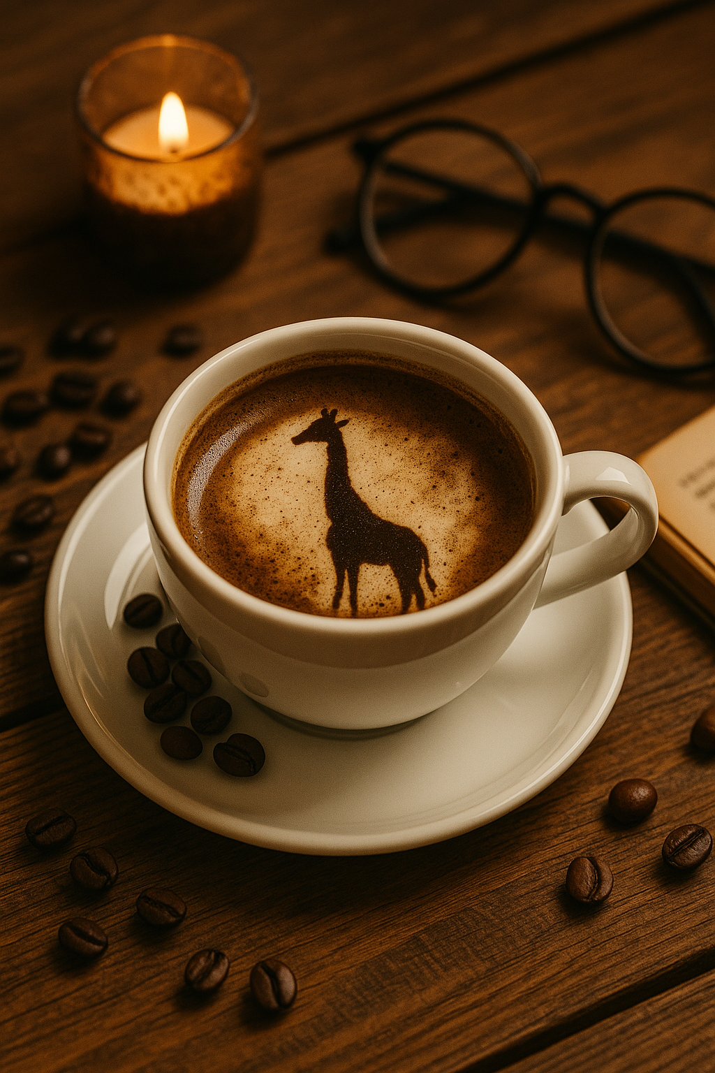 زرافه در فال قهوه