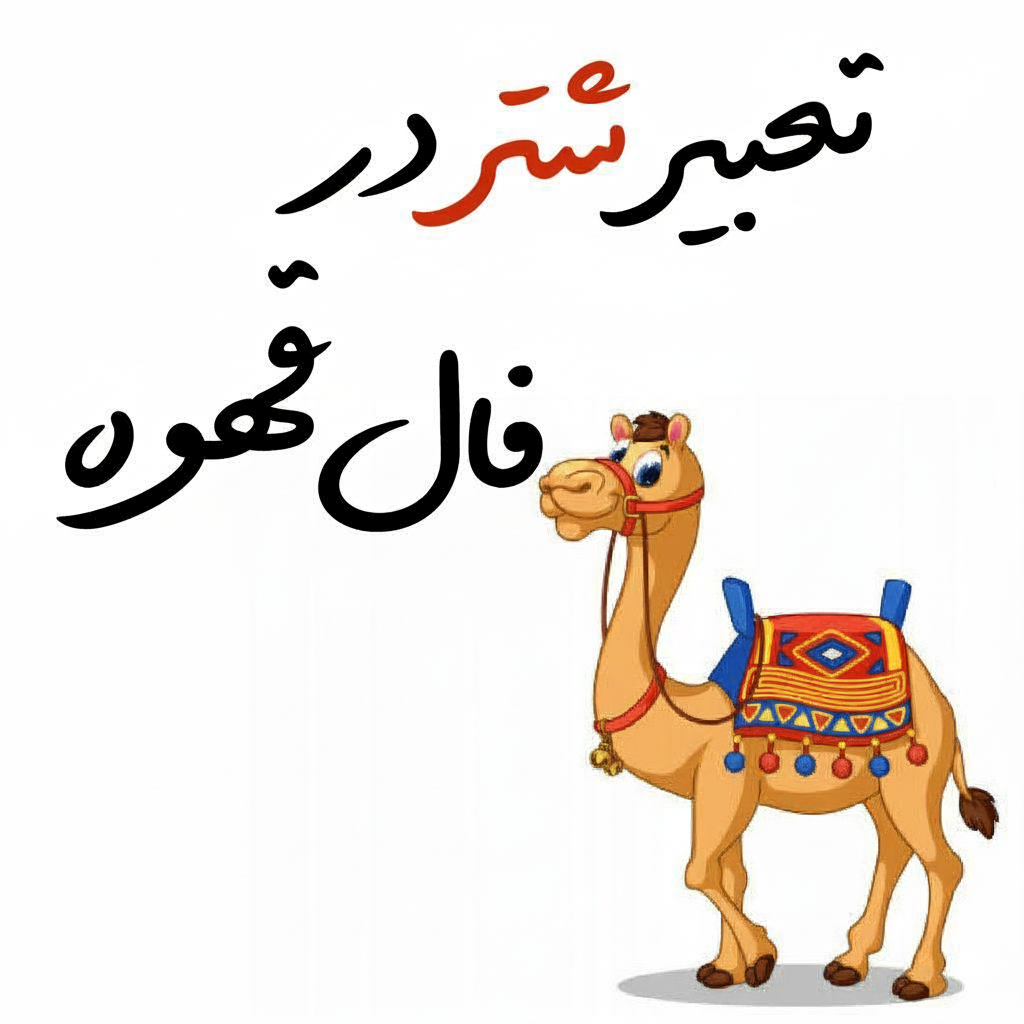 شتر در فال قهوه