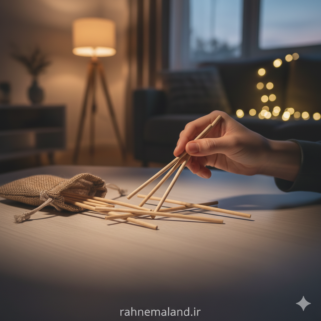 فال چوب از بسته