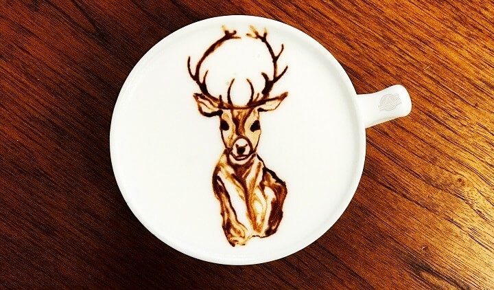 گوزن در فال قهوه