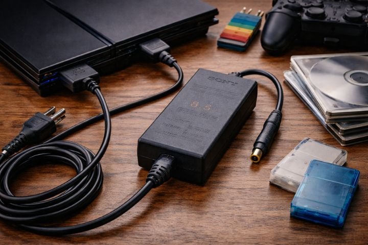 آداپتور سونی پلی استیشن 2 باید چه مشخصاتی داشته باشد؟