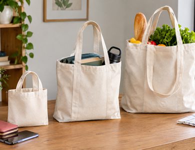 راهنمای انتخاب ابعاد کیسه پارچه ای برای خرید و تبلیغات